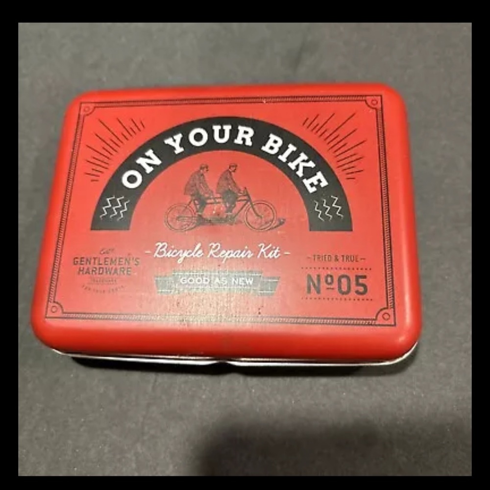 Gentlemen Hardware.On Your Bike. Bicycle Puncture Repair Kit. New